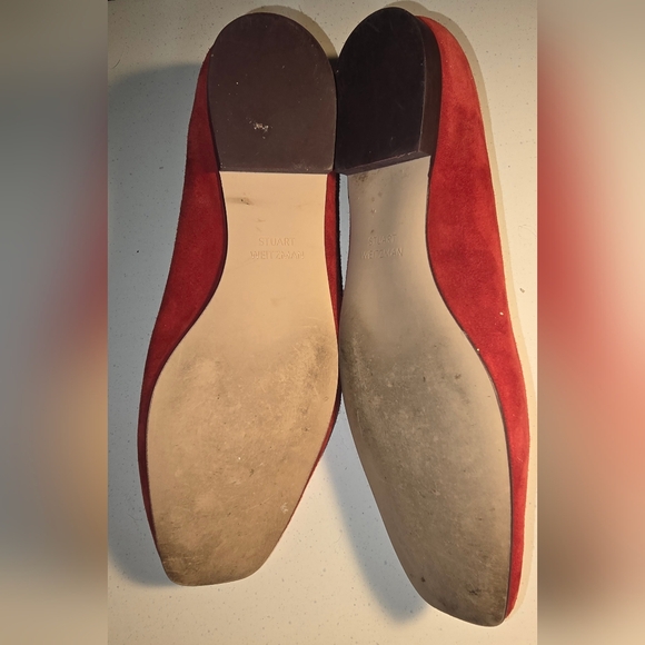 Stuart Weitzman red loafers size 6 - Picture 2 of 5